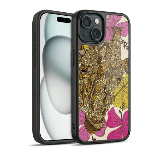 Valentina Animals And Floral Giraffe Gel Armour Case For Apple iPhone 15