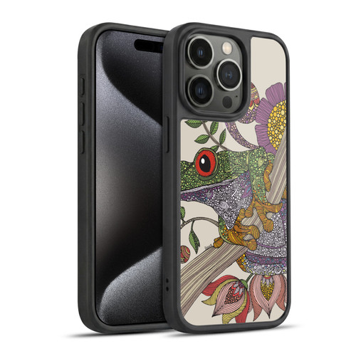 Valentina Animals And Floral Frog Gel Armour Case For Apple iPhone 15 Pro