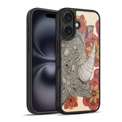 Valentina Animals And Floral Rhinoceros Gel Armour Case For Apple iPhone 16
