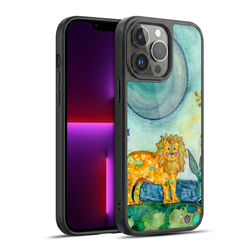 Wyanne Animals 2 Painted Lion Gel Armour Case For Apple iPhone 13 Pro Max
