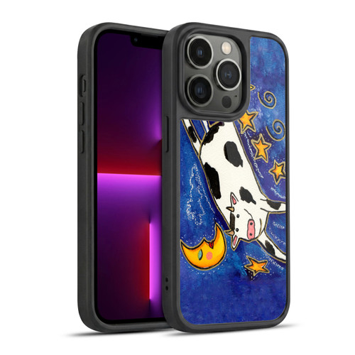 Wyanne Animals 2 Moon and Cow Gel Armour Case For Apple iPhone 13 Pro