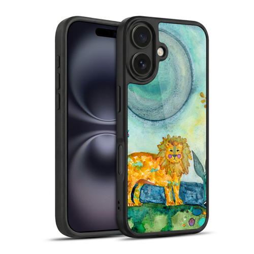 Wyanne Animals 2 Painted Lion Gel Armour Case For Apple iPhone 16