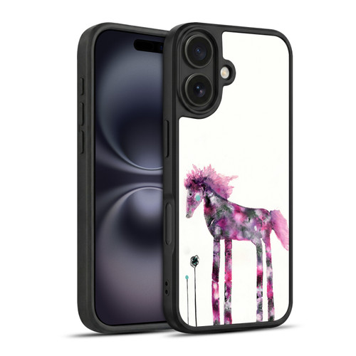 Wyanne Animals 2 Pink Painted Pony Gel Armour Case For Apple iPhone 16