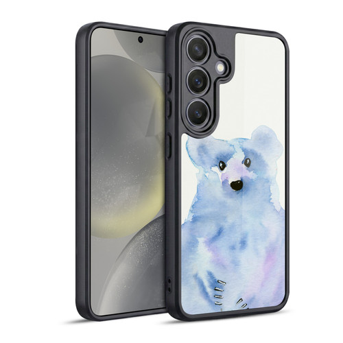 Wyanne Nature Portraits II Blue Watercolour Bear Gel Armour Case For Samsung Galaxy S24 5G