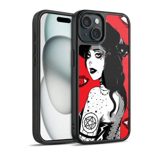 Zombie Makeout Club Graphics Black Makeup Gel Armour Case For Apple iPhone 15