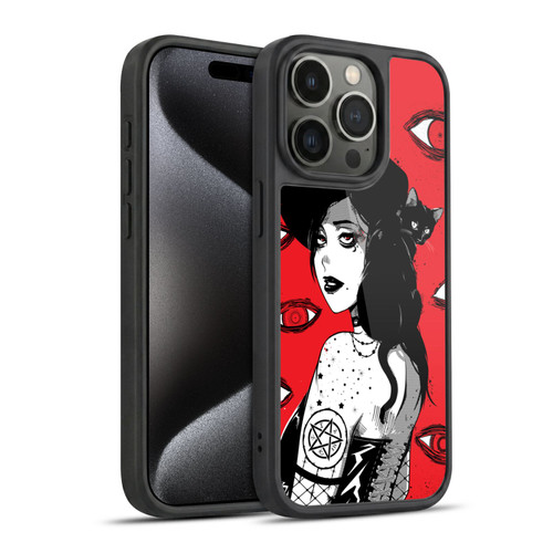 Zombie Makeout Club Graphics Black Makeup Gel Armour Case For Apple iPhone 15 Pro