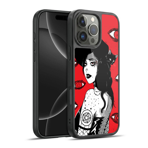 Zombie Makeout Club Graphics Black Makeup Gel Armour Case For Apple iPhone 16 Pro Max