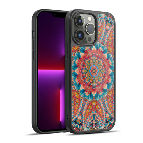 Aimee Stewart Mandala Colourful Embroidery Gel Armour Case For Apple iPhone 13 Pro Max