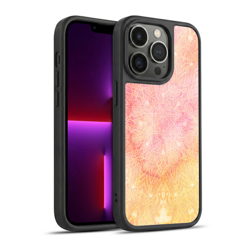 Aimee Stewart Mandala Pink Twinkle Gel Armour Case For Apple iPhone 13 Pro