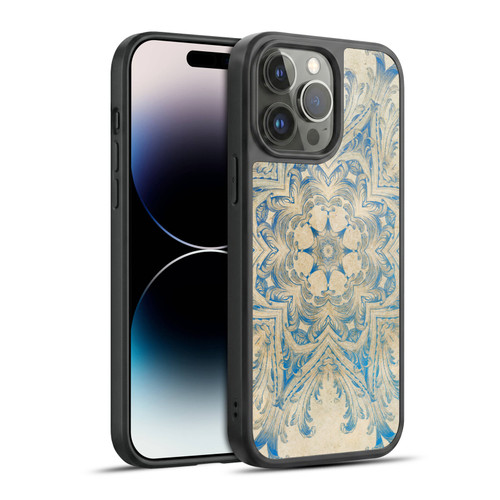 Aimee Stewart Mandala Blue Sky Swirl Gel Armour Case For Apple iPhone 14 Pro Max