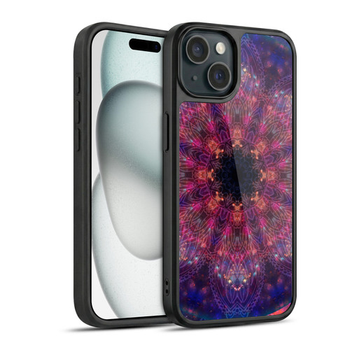 Aimee Stewart Mandala Doodle Flower Gel Armour Case For Apple iPhone 15