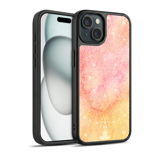 Aimee Stewart Mandala Pink Twinkle Gel Armour Case For Apple iPhone 15