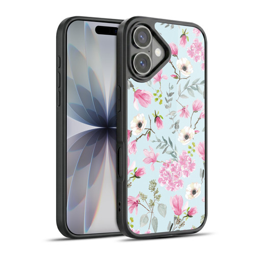 Anis Illustration Graphics Romantic Pattern Light Blue Gel Armour Case For Apple iPhone 17