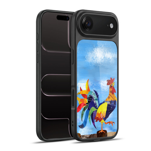 Artpoptart Animals Colorful Rooster Gel Armour Case For Apple iPhone 17 Air