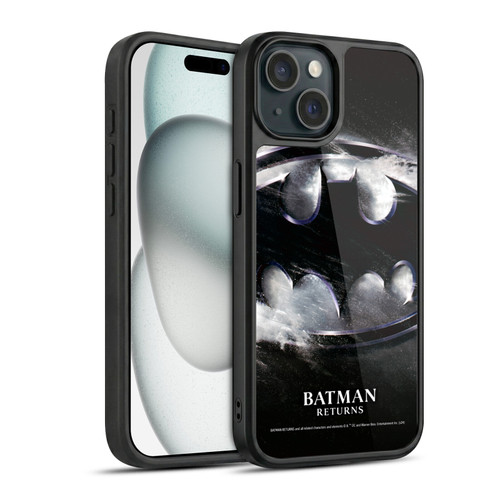 Batman Returns Key Art Oversized Logo Gel Armour Case For Apple iPhone 15