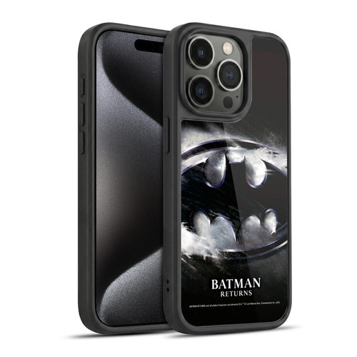 Batman Returns Key Art Oversized Logo Gel Armour Case For Apple iPhone 15 Pro