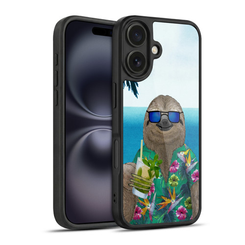 Barruf Animals Sloth In Summer Gel Armour Case For Apple iPhone 16