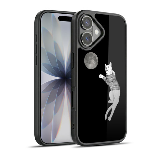 Barruf Animals Cat-ch The Moon Gel Armour Case For Apple iPhone 17