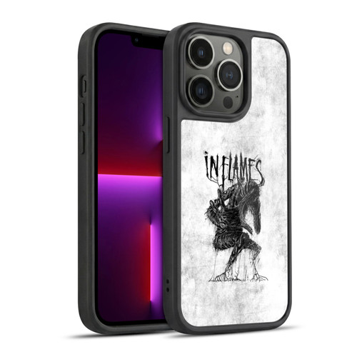In Flames Metal Grunge Big Creature Gel Armour Case For Apple iPhone 13 Pro