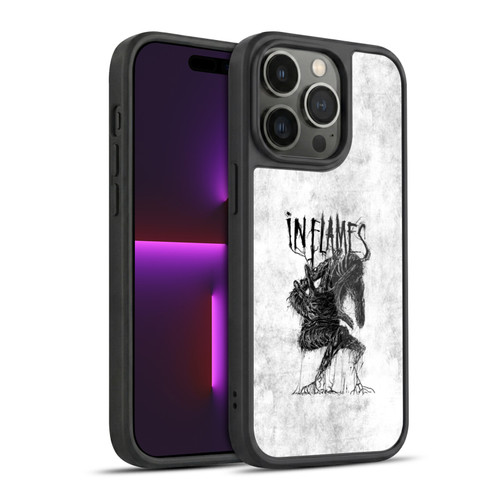 In Flames Metal Grunge Big Creature Gel Armour Case For Apple iPhone 14 Pro