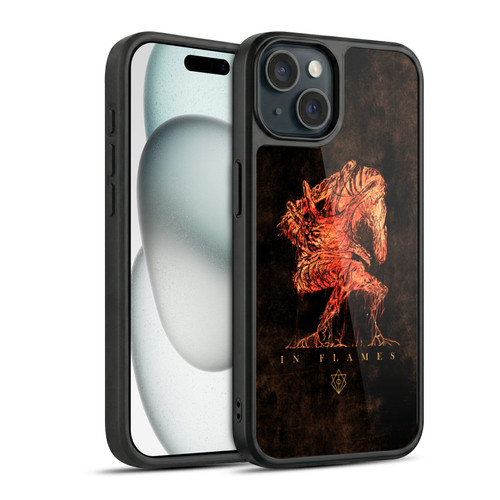 In Flames Metal Grunge Creature Gel Armour Case For Apple iPhone 15