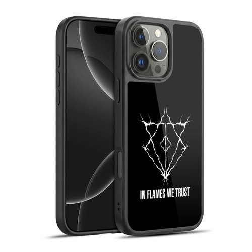 In Flames Metal Grunge Jesterhead Logo Gel Armour Case For Apple iPhone 16 Pro Max