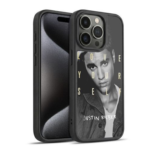 Justin Bieber Purpose B&w Love Yourself Gel Armour Case For Apple iPhone 15 Pro