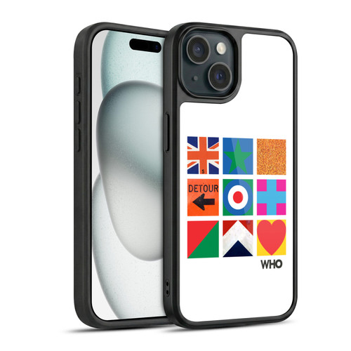 The Who 2019 Album Symbols Grid Gel Armour Case For Apple iPhone 15
