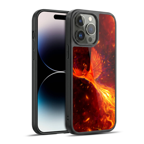 Christos Karapanos Phoenix Immortal Flames Gel Armour Case For Apple iPhone 14 Pro Max