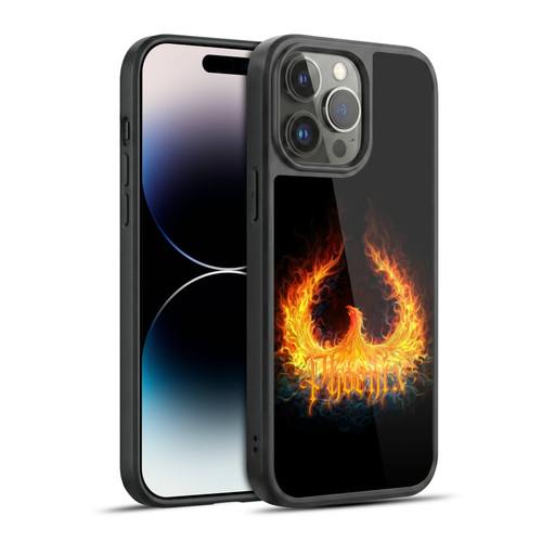 Christos Karapanos Phoenix Logo Gel Armour Case For Apple iPhone 14 Pro Max