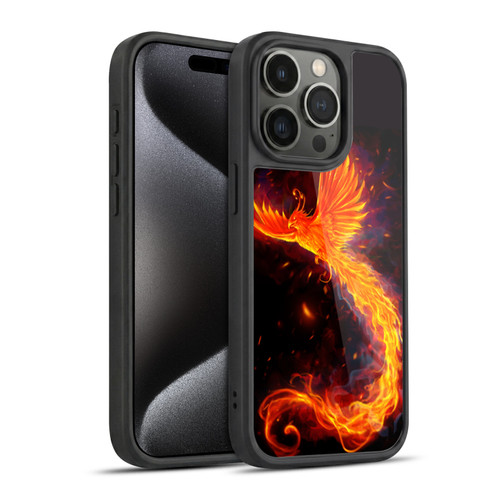 Christos Karapanos Phoenix Immortal Flames Alternative Gel Armour Case For Apple iPhone 15 Pro