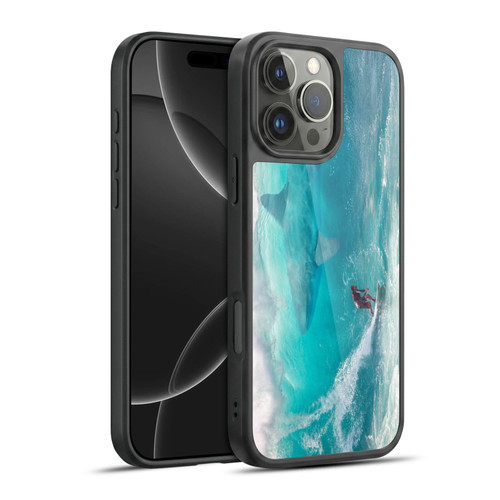 Dave Loblaw Sea Shark Surfer Gel Armour Case For Apple iPhone 16 Pro Max