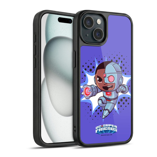 Super Friends DC Comics Toddlers 1 Cyborg Gel Armour Case For Apple iPhone 15