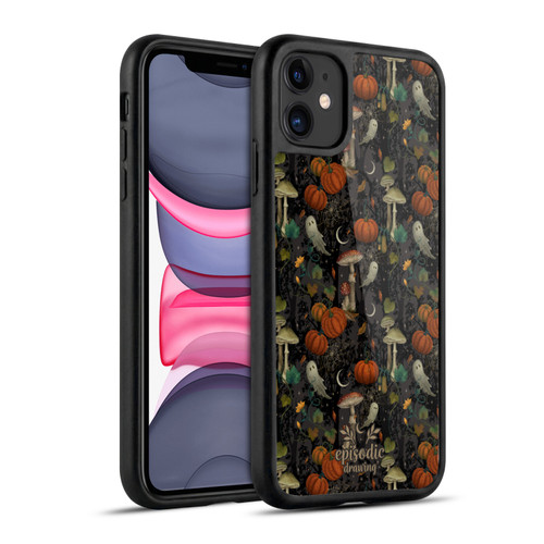 Episodic Drawing Spooky Patterns Whimsy Halloween Pumpkin Gel Armour Case For Apple iPhone 11