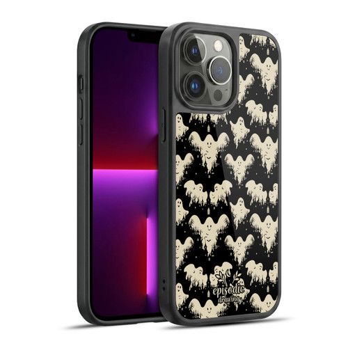 Episodic Drawing Spooky Patterns Halloween Ghost Gel Armour Case For Apple iPhone 13 Pro Max