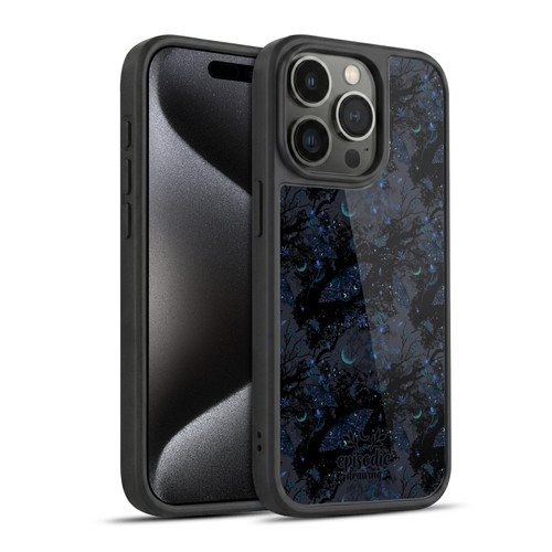 Episodic Drawing Spooky Patterns Witch Moth Gel Armour Case For Apple iPhone 15 Pro