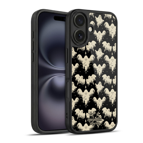 Episodic Drawing Spooky Patterns Halloween Ghost Gel Armour Case For Apple iPhone 16