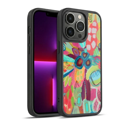 Suzanne Allard Floral Art Dancing In The Garden Gel Armour Case For Apple iPhone 13 Pro