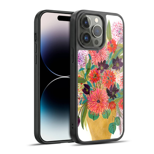 Suzanne Allard Floral Art Celebration Gel Armour Case For Apple iPhone 14 Pro Max