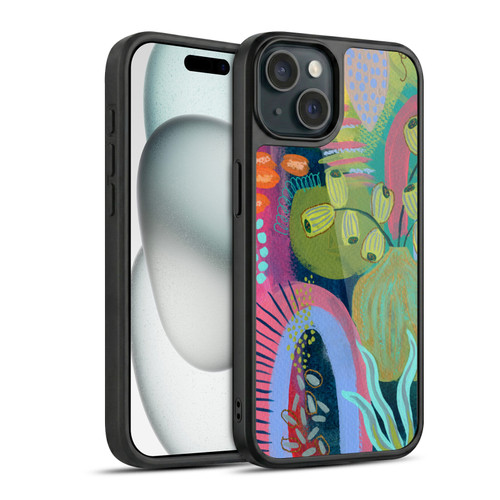 Suzanne Allard Floral Art Seed Pod Gel Armour Case For Apple iPhone 15