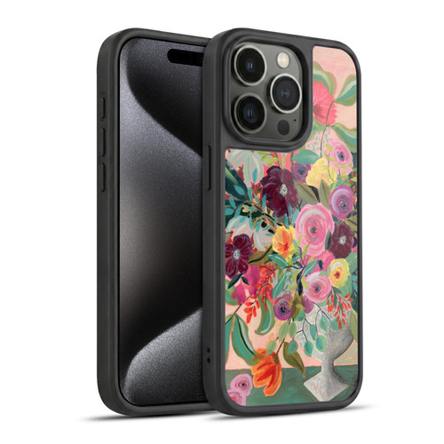 Suzanne Allard Floral Art Floral Centerpiece Gel Armour Case For Apple iPhone 15 Pro