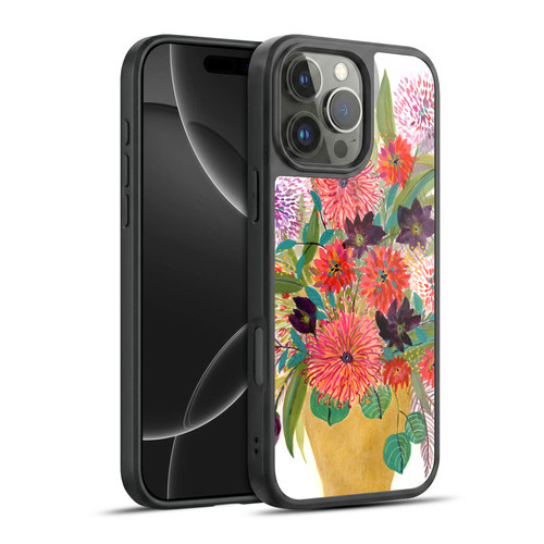 Suzanne Allard Floral Art Celebration Gel Armour Case For Apple iPhone 16 Pro Max