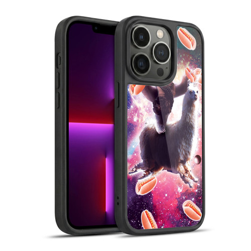 Random Galaxy Mixed Designs Cowboy Sloth Llama & Hotdog Gel Armour Case For Apple iPhone 13 Pro