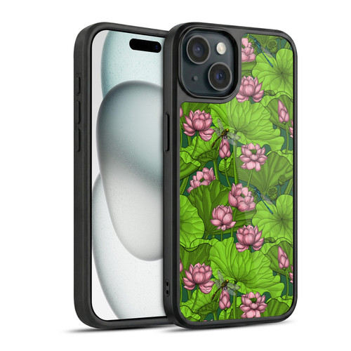 Katerina Kirilova Graphics Lotus Garden Gel Armour Case For Apple iPhone 15