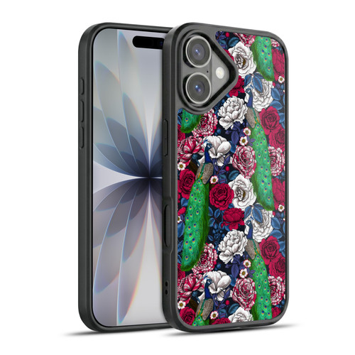 Katerina Kirilova Graphics Peacocks And Roses Gel Armour Case For Apple iPhone 17