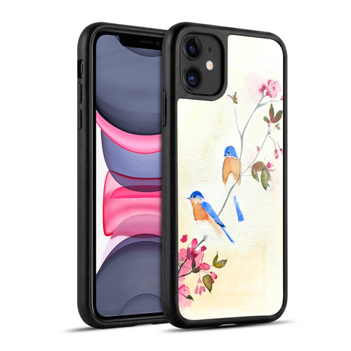 Mai Autumn Birds Blossoms Gel Armour Case For Apple iPhone 11