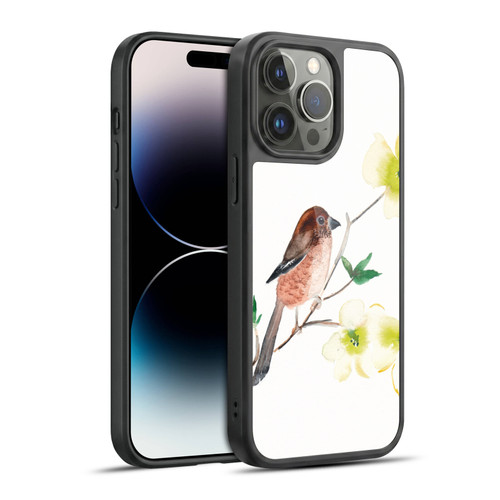 Mai Autumn Birds Dogwood Branch Gel Armour Case For Apple iPhone 14 Pro Max