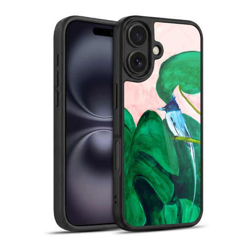 Mai Autumn Birds Monstera Plant Gel Armour Case For Apple iPhone 16