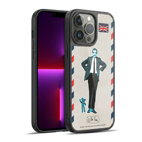 Mr. Bean London Art Postcard Gel Armour Case For Apple iPhone 13 Pro Max