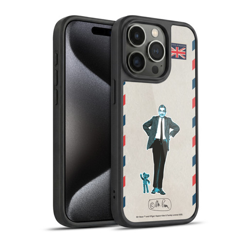 Mr. Bean London Art Postcard Gel Armour Case For Apple iPhone 15 Pro